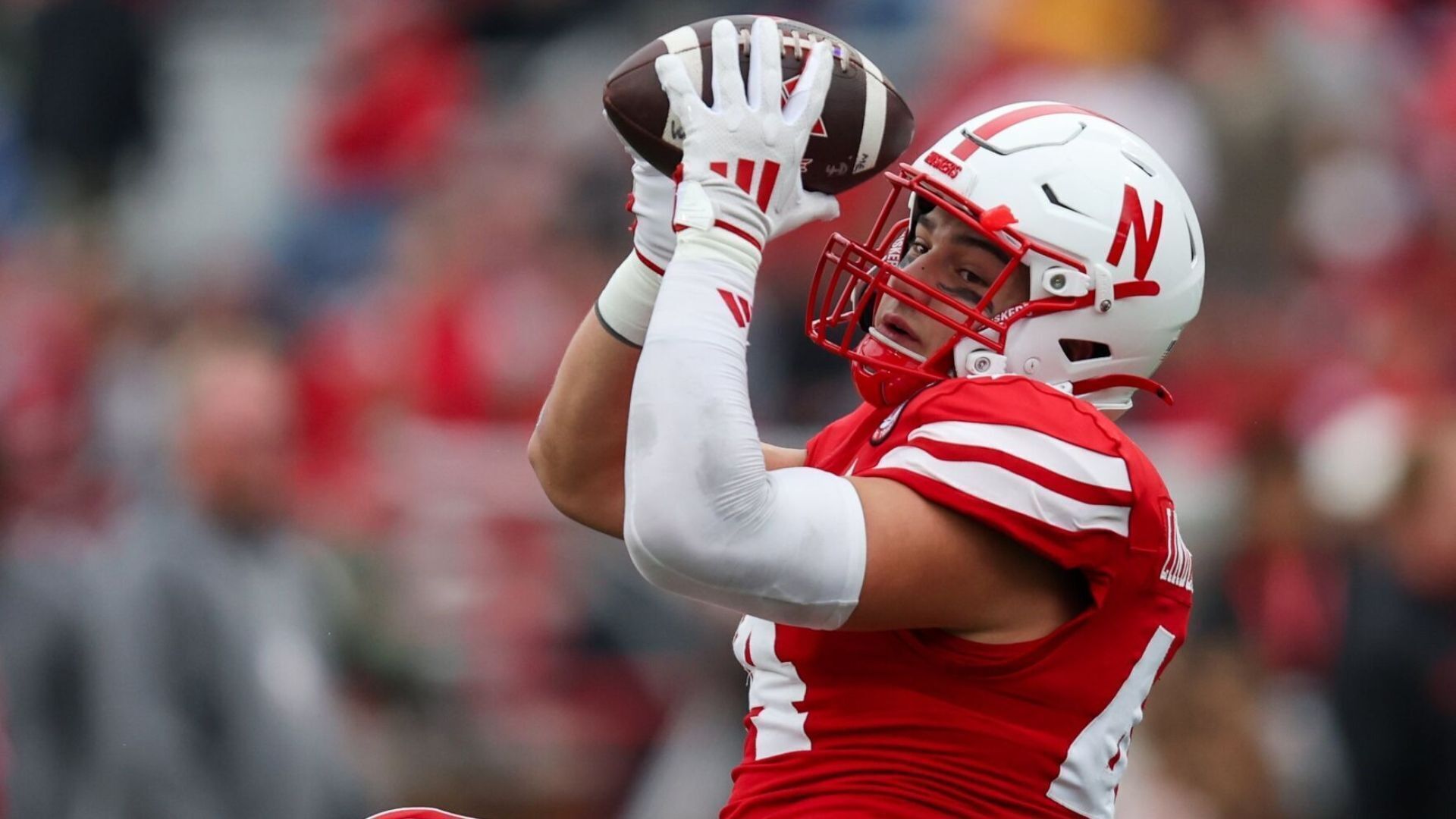 As walk-on success stories fade, Nebraska tight end Luke Lindenmeyer relishing spring rise